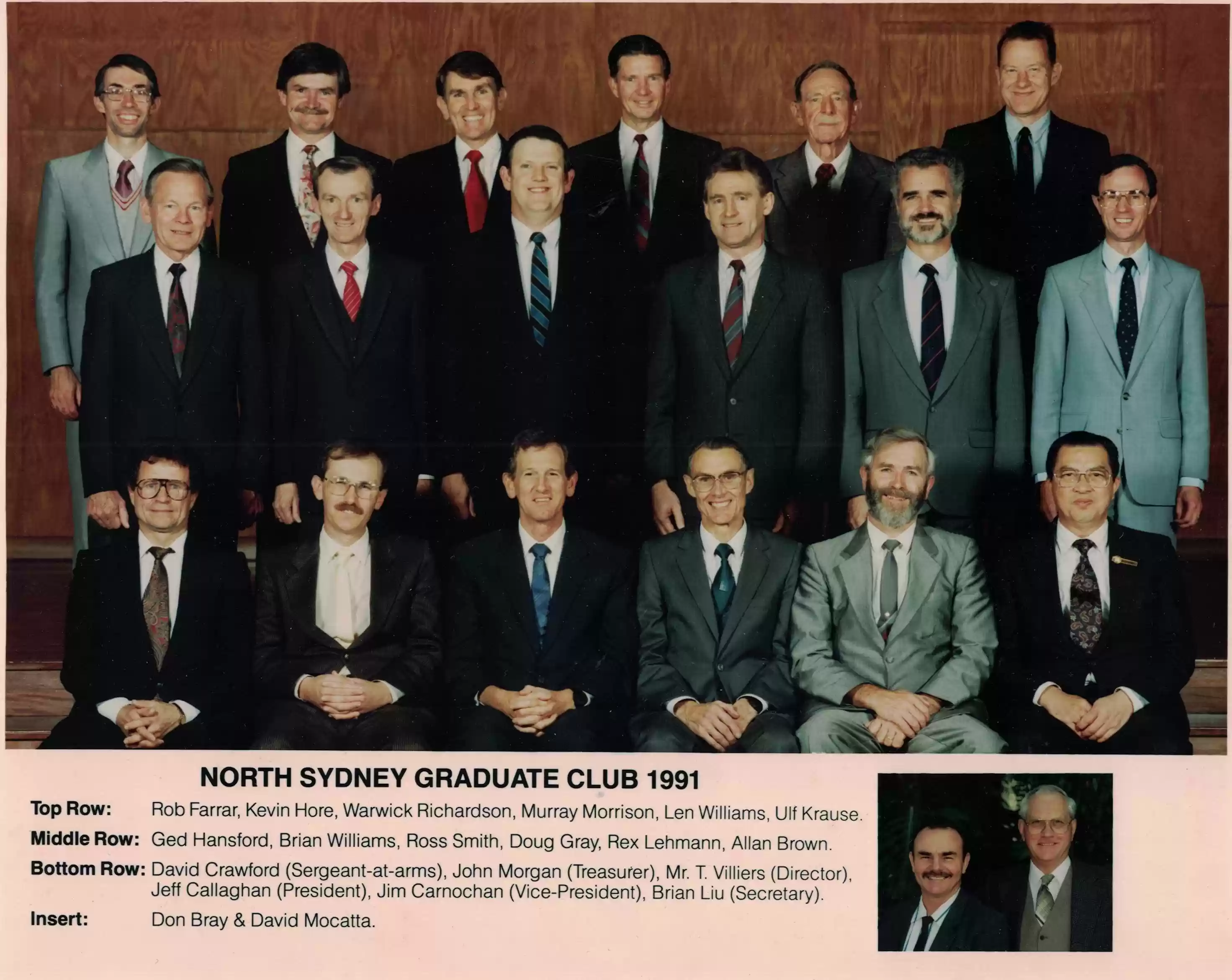 North Sydney Graduate Club 1991